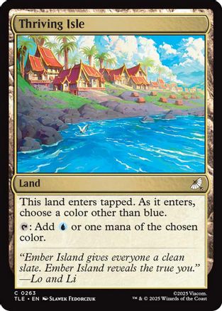 Thriving Isle  [Foil]  (TLE-263) - [Avatar: The Last Airbender: Eternal-Legal]