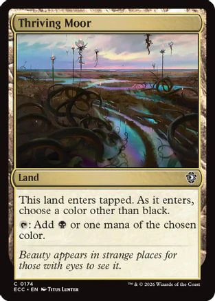 Thriving Moor  (ECC-174) - [Commander: Lorwyn Eclipsed]