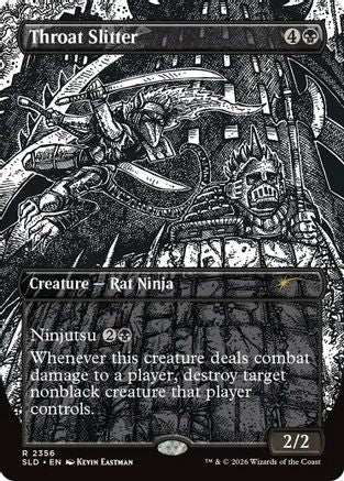 Throat Slitter (2356)  [Foil]  (SLD-2356) - [Secret Lair Drop Series]