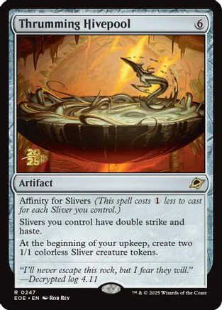 Thrumming Hivepool  [Foil]  (PRE-247) - [Prerelease Cards]