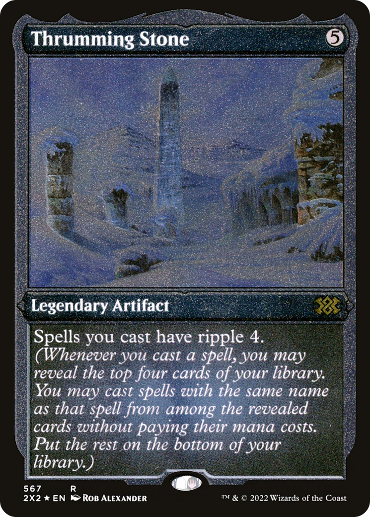 Thrumming Stone (Foil Etched)  [Foil]  (2X2-567) - [Double Masters 2022]