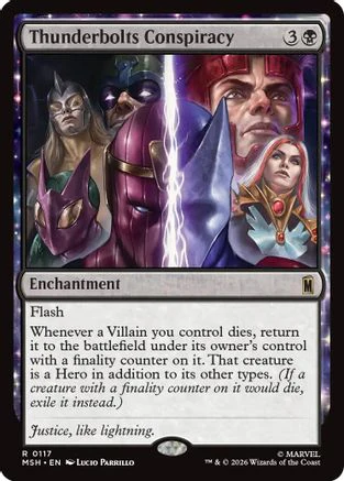 Thunderbolts Conspiracy  (MSH-117) - [Marvel Super Heroes]