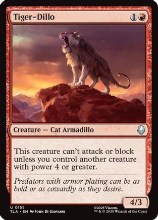 Tiger-Dillo  [Foil]  (TLA-155) - [Avatar: The Last Airbender]