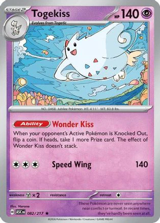 Togekiss - (082/217) Holofoil [ME Ascended Heroes]