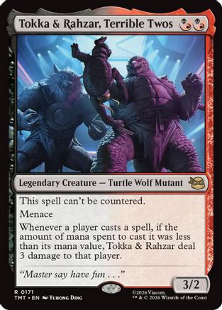 Tokka & Rahzar, Terrible Twos  [Foil]  (TMT-171) - [Teenage Mutant Ninja Turtles]