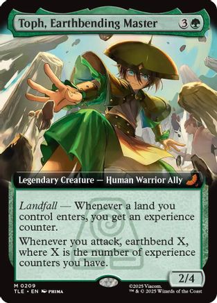 Toph, Earthbending Master (Extended Art)  (TLE-209) - [Avatar: The Last Airbender: Eternal-Legal]