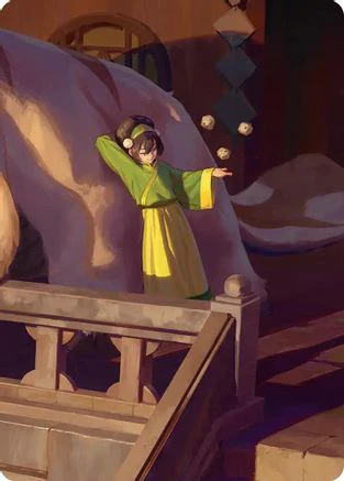 Toph, Greatest Earthbender Art Card  (ASTLA-) - [Art Series: Avatar: The Last Airbender]