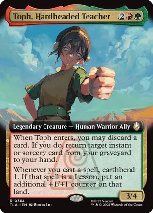 Toph, Hardheaded Teacher (Extended Art)  (TLA-384) - [Avatar: The Last Airbender]