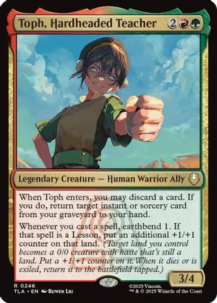 Toph, Hardheaded Teacher  (TLA-246) - [Avatar: The Last Airbender]