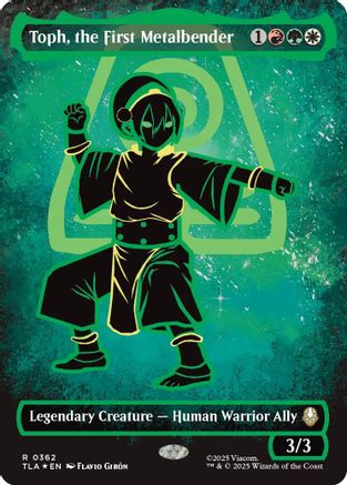 Toph, the First Metalbender (Borderless Battle Pose)  (TLA-362) - [Avatar: The Last Airbender]