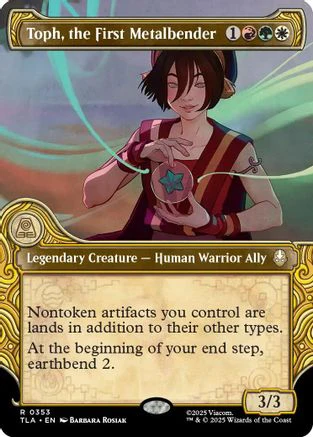 Toph, the First Metalbender (Showcase)  [Foil]  (TLA-353) - [Avatar: The Last Airbender]