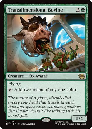 Transdimensional Bovine  [Foil]  (TMT-134) - [Teenage Mutant Ninja Turtles]