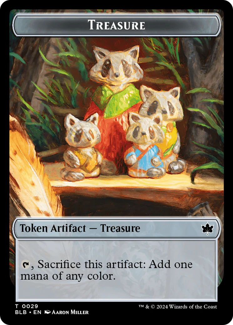 Treasure  (BLB-029) - [Bloomburrow Tokens]