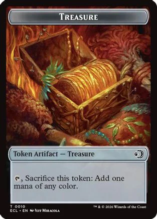 Treasure // Copy Double-Sided Token  (ECC-10 // 1) - [Commander: Lorwyn Eclipsed]