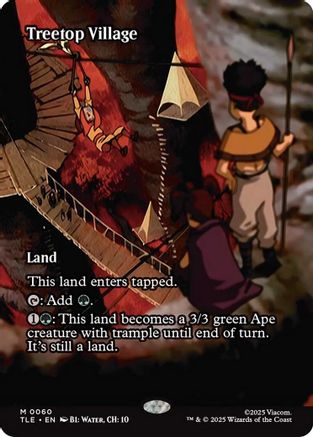 Treetop Village (Borderless)  (TLE-060) - [Avatar: The Last Airbender: Eternal-Legal]
