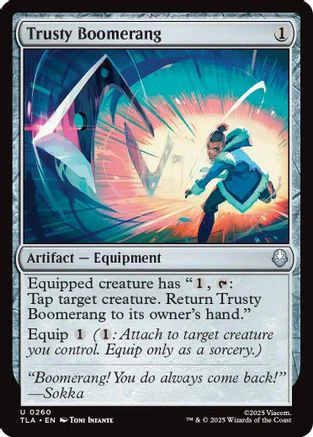 Trusty Boomerang  (TLA-260) - [Avatar: The Last Airbender]