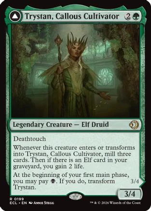 Trystan, Callous Cultivator  [Foil]  (ECL-199) - [Lorwyn Eclipsed]