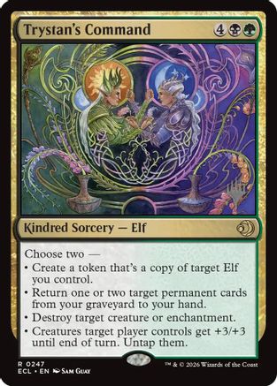 Trystan's Command  [Foil]  (PPECL-247) - [Promo Pack: Lorwyn Eclipsed]