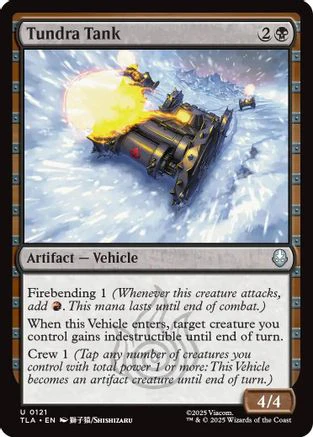 Tundra Tank  (TLA-121) - [Avatar: The Last Airbender]