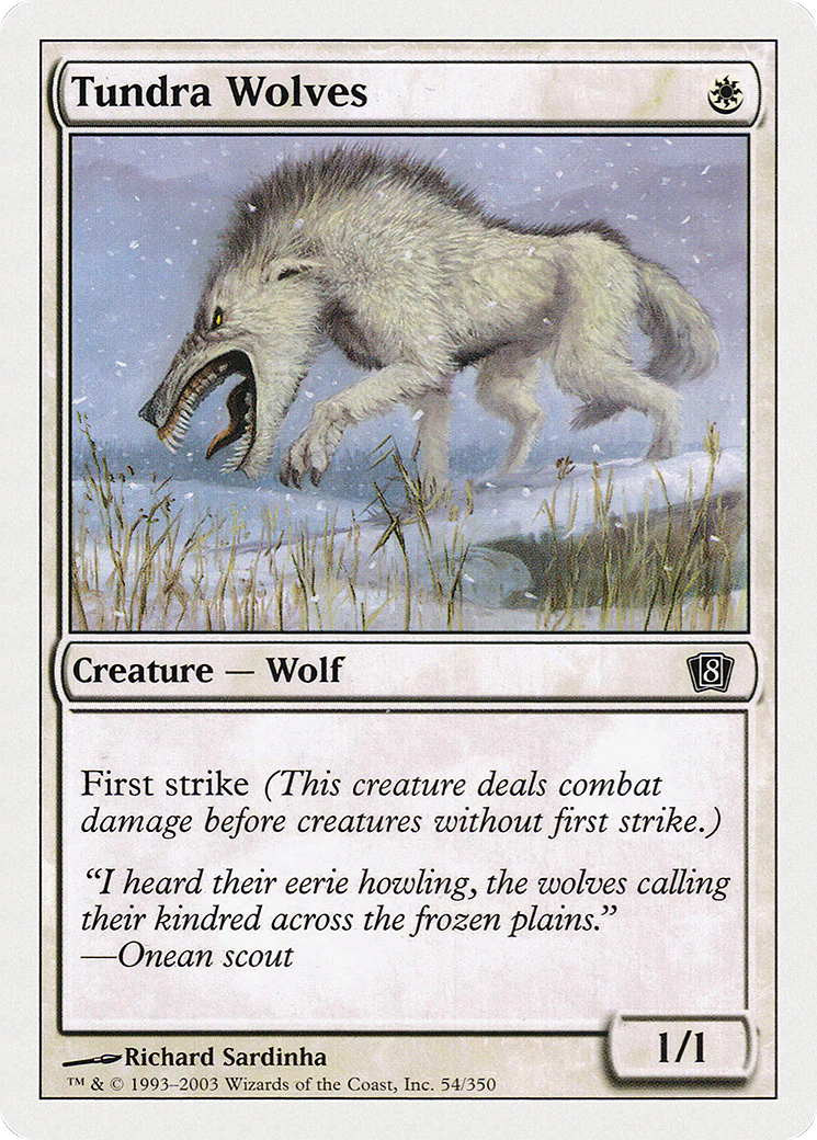 Tundra Wolves  (8ED-054) - [Eighth Edition]