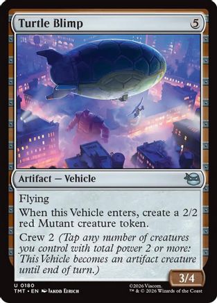 Turtle Blimp  (TMT-180) - [Teenage Mutant Ninja Turtles]