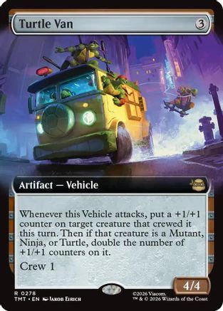 Turtle Van (Extended Art)  (TMT-278) - [Teenage Mutant Ninja Turtles]