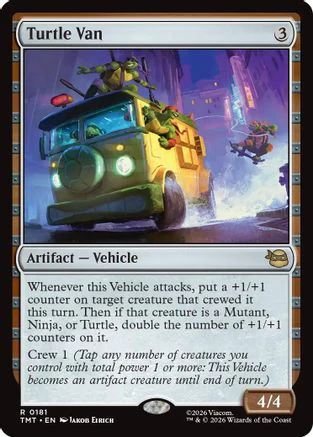 Turtle Van  [Foil]  (TMT-181) - [Teenage Mutant Ninja Turtles]