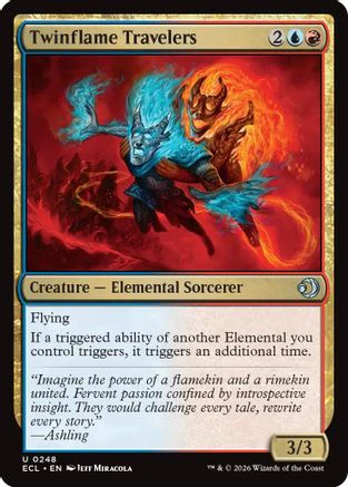 Twinflame Travelers  (ECL-248) - [Lorwyn Eclipsed]