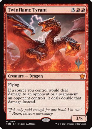 Twinflame Tyrant  (PPEOE-097) - [Promo Pack: Edge of Eternities]