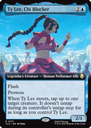 Ty Lee, Chi Blocker (Extended Art)  [Foil]  (TLA-371) - [Avatar: The Last Airbender]