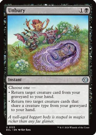 Unbury  [Foil]  (ECL-123) - [Lorwyn Eclipsed]