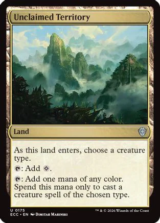Unclaimed Territory  (ECC-175) - [Commander: Lorwyn Eclipsed]
