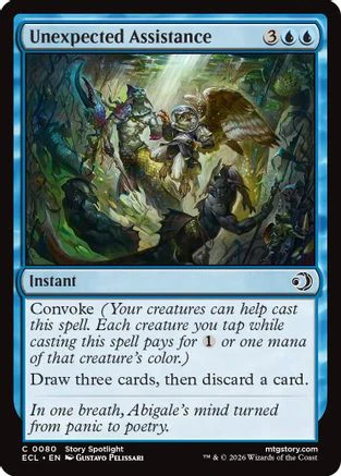 Unexpected Assistance  [Foil]  (ECL-080) - [Lorwyn Eclipsed]