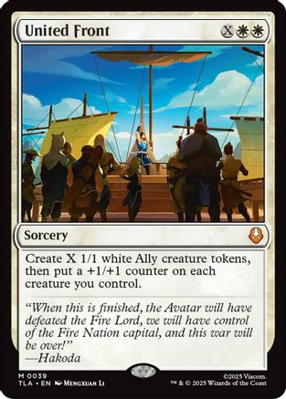 United Front  [Foil]  (TLA-039) - [Avatar: The Last Airbender]
