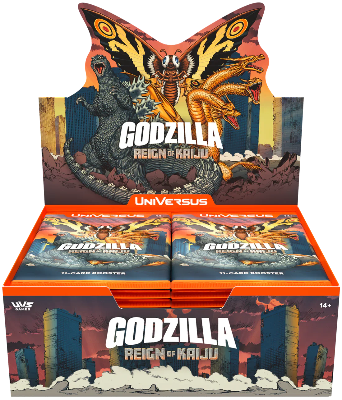 Universus: GODZILLA: REIGN OF KAIJU BOOSTER DISPLAY