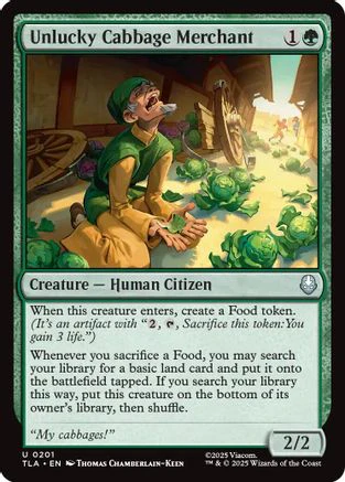 Unlucky Cabbage Merchant  (TLA-201) - [Avatar: The Last Airbender]