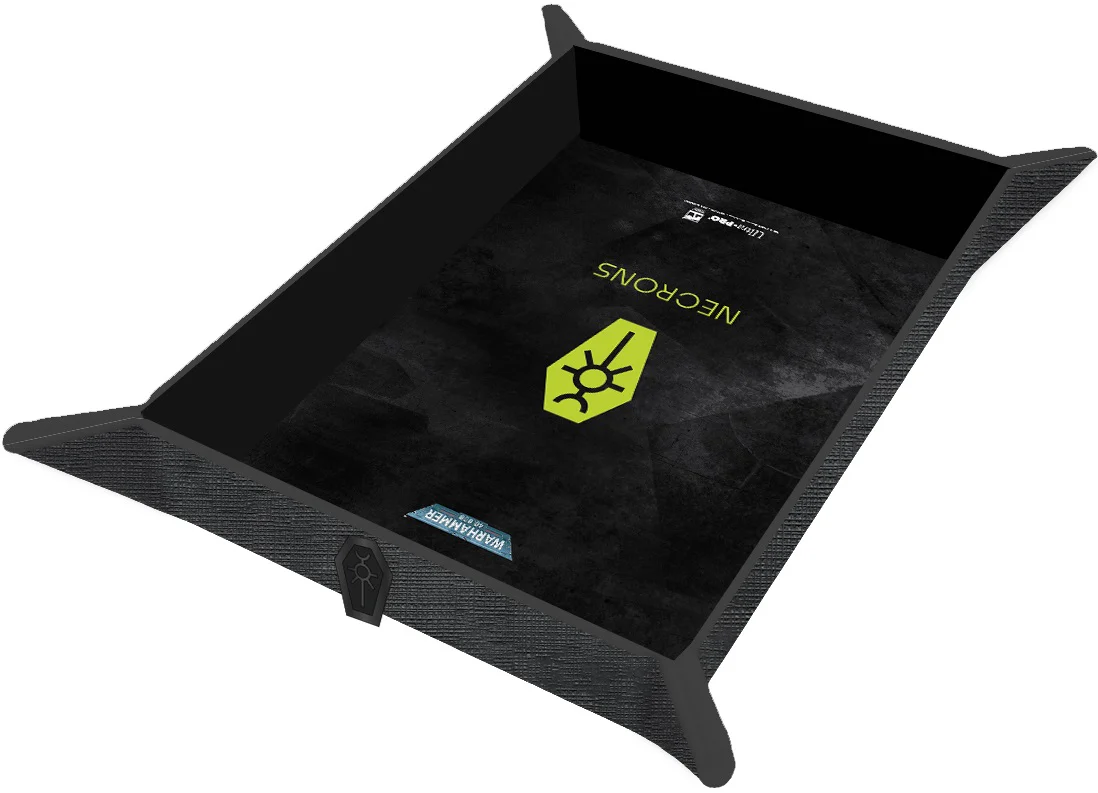 UP DICE FOLDABLE ROLLING TRAY WARHAMMER 40K PREMIUM NECRON CODEX ALIGNED
