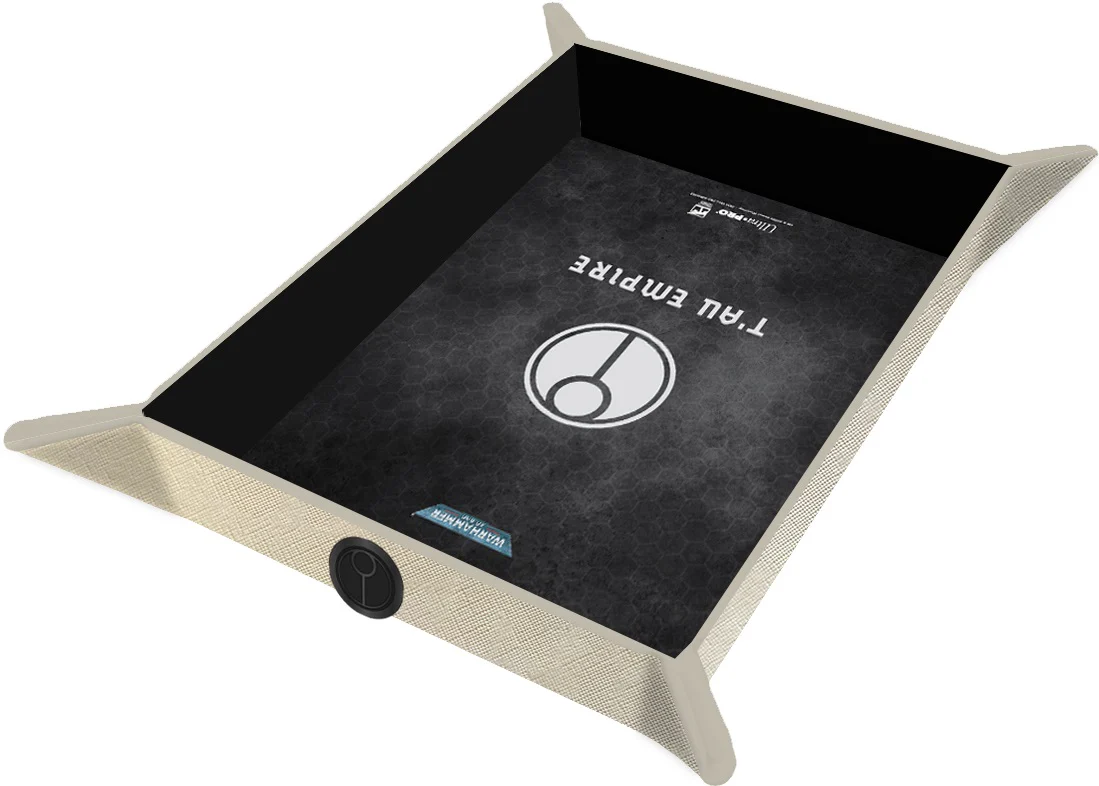 UP DICE FOLDABLE ROLLING TRAY WARHAMMER 40K PREMIUM T'AU EMPIRE CODEX ALIGNED