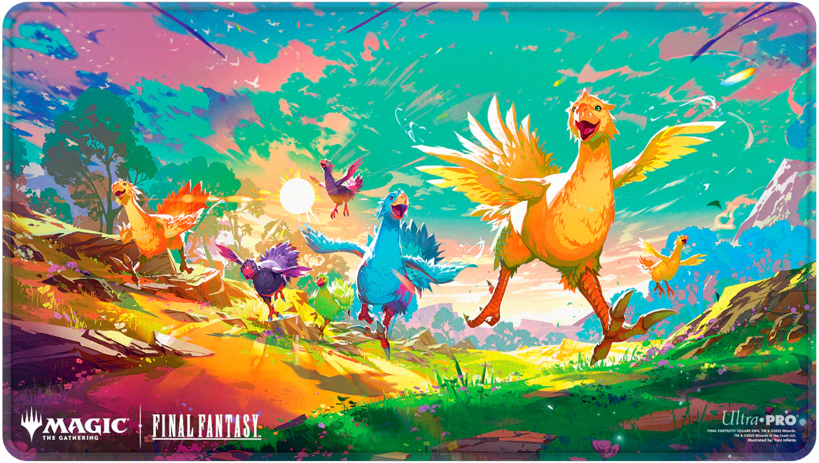 UP PLAYMAT MTG FINAL FANTASY HOLOFOIL - Chocobo herd