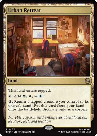 Urban Retreat  [Foil]  (SPM-187) - [Marvel's Spider-Man]