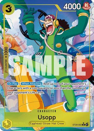 Usopp (Full Art) (ST29-002) - [Starter Deck 29: Egghead] Foil