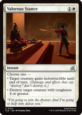 Valorous Stance  (TLE-154) - [Avatar: The Last Airbender: Eternal-Legal]