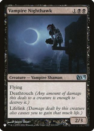 Vampire Nighthawk  (LIST-112) - [The List Reprints]