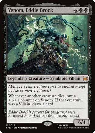 Venom, Eddie Brock  (SPE, MAR-012) - [Marvel's Spider-Man: Eternal-Legal]