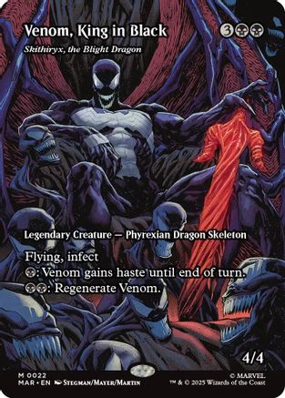 Venom, King in Black - Skithiryx, the Blight Dragon  (MAR-022) - [Marvel Eternal-Legal]
