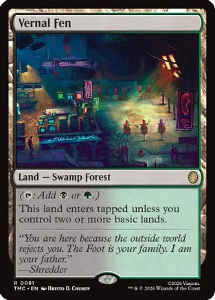 Vernal Fen  (TMC-081) - [Commander: Teenage Mutant Ninja Turtles]