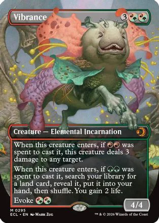 Vibrance (Borderless)  [Foil]  (ECL-295) - [Lorwyn Eclipsed]