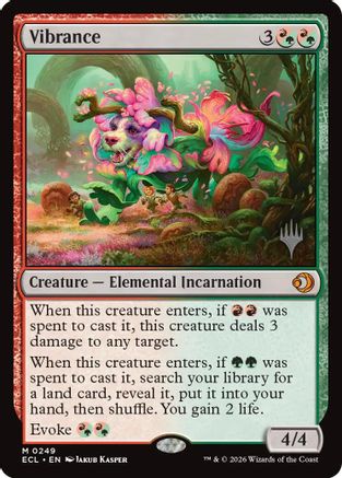 Vibrance  (PPECL-249) - [Promo Pack: Lorwyn Eclipsed]