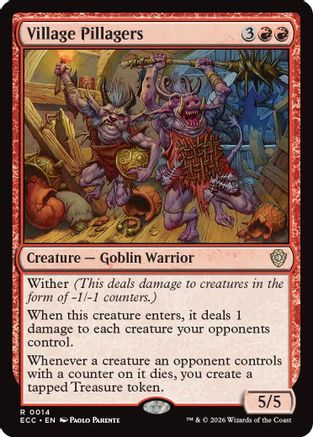 Village Pillagers  (ECC-014) - [Commander: Lorwyn Eclipsed]