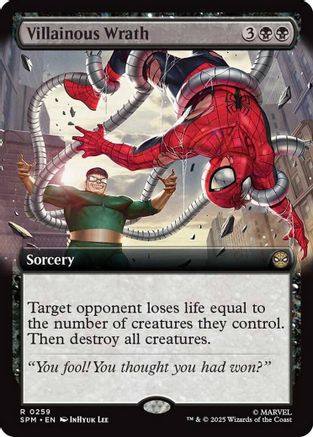 Villainous Wrath (Extended Art)  (SPM-259) - [Marvel's Spider-Man]